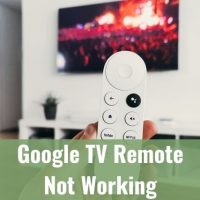 Google TV Voice Remote With Wall Mounted TV