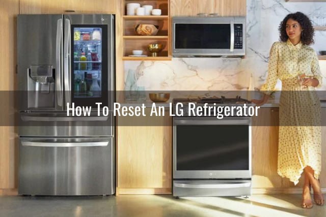 LG modern steal refrigerator