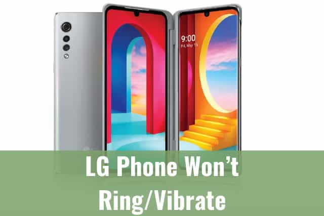 LG phone silver