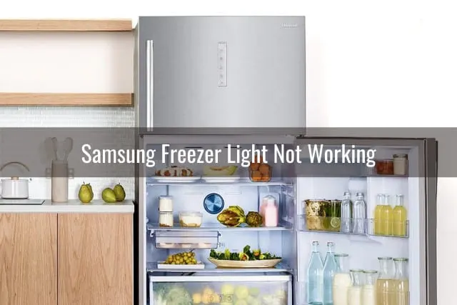 Samsung freezer in the kitchen