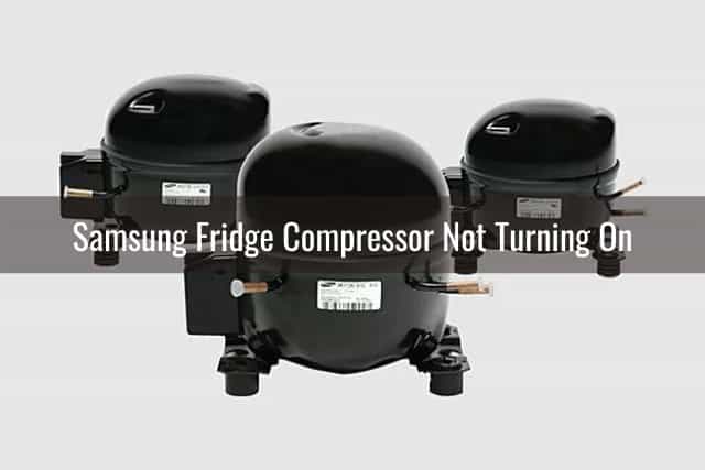 black samsung fridge compressor