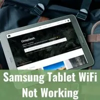 white samsung tablet