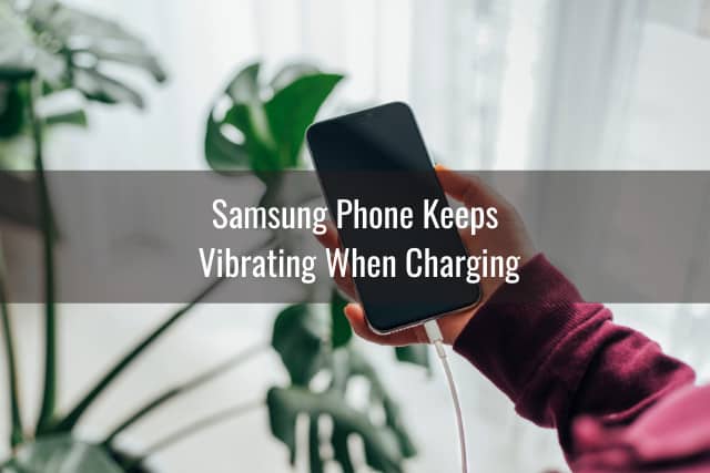 Holding a phone while charging