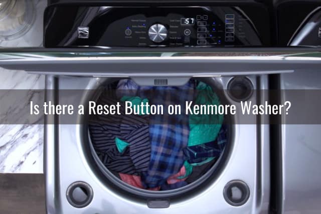 Full of clothes inside the kenmore washer