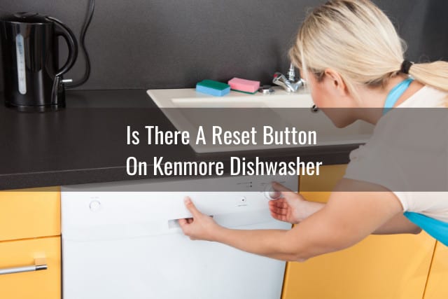 Adjusting the dishwasher