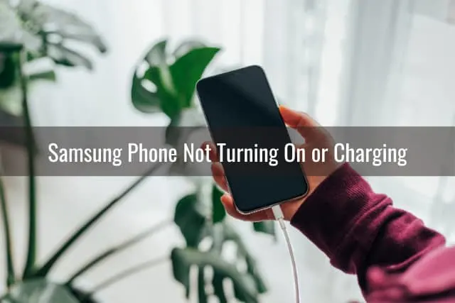 Holding a phone while charging