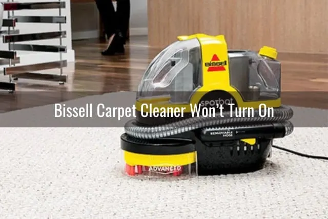 Using bissell clearner carpet