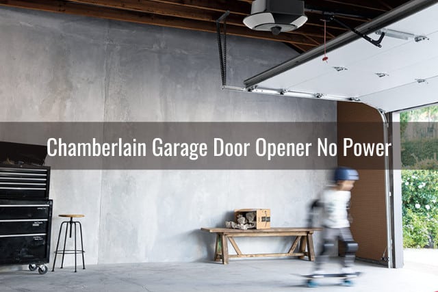Chamberlain Garage Door Opener Not, No Power To Garage Door Opener