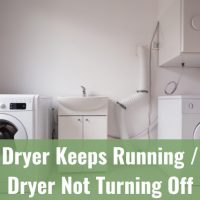 Two white dryer