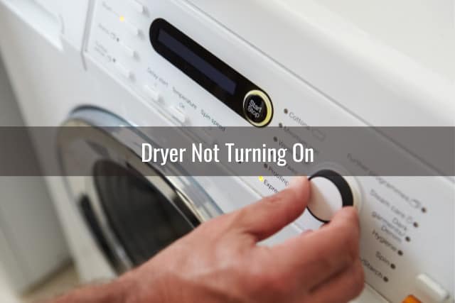 Adjusting the dryer