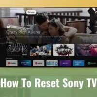Modern TV with screen showing streaming app selection