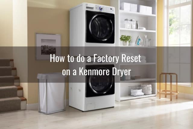 Two white kenmore dryer