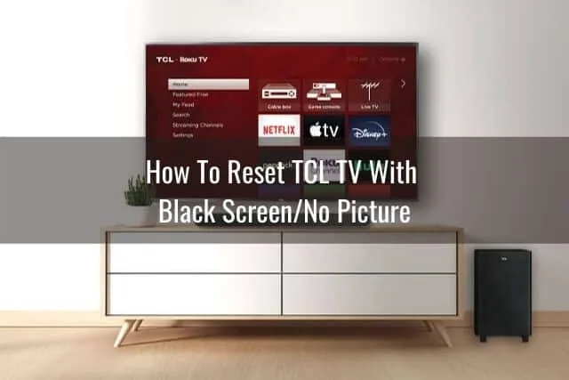 TV streaming menu