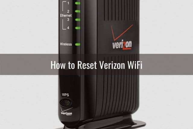 Internet WiFi router standing up vertically