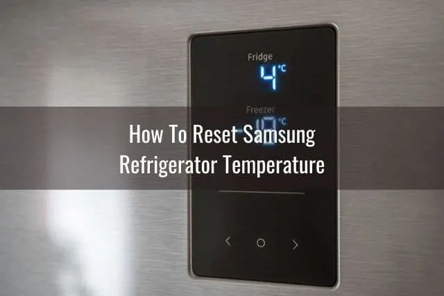 Refrigerator temperature reading