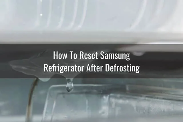 Refrigerator freezer defrosting