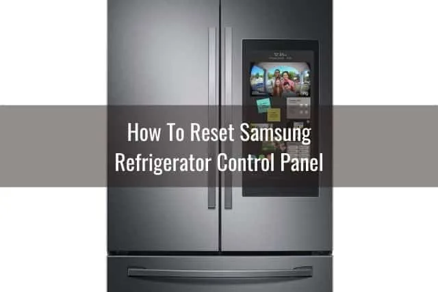 Modern refrigerator with touchscreen display