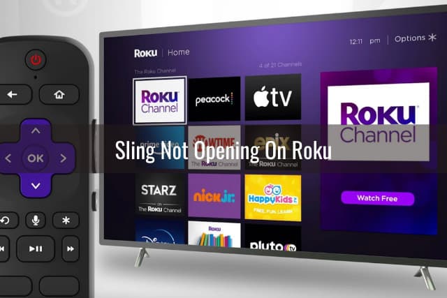 Roku stream with remote behind