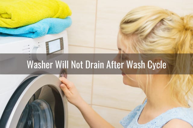 Woman Closing the washer