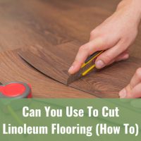 Cutting the floor using cutter