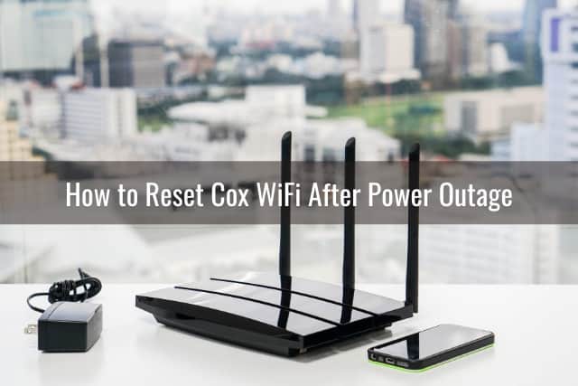 Black wifi router on the table