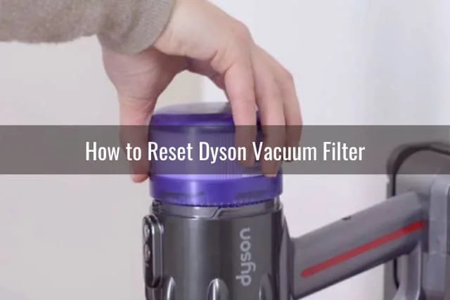 cleaning the vacuum filter