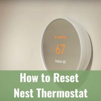 White Thermostat on the wall