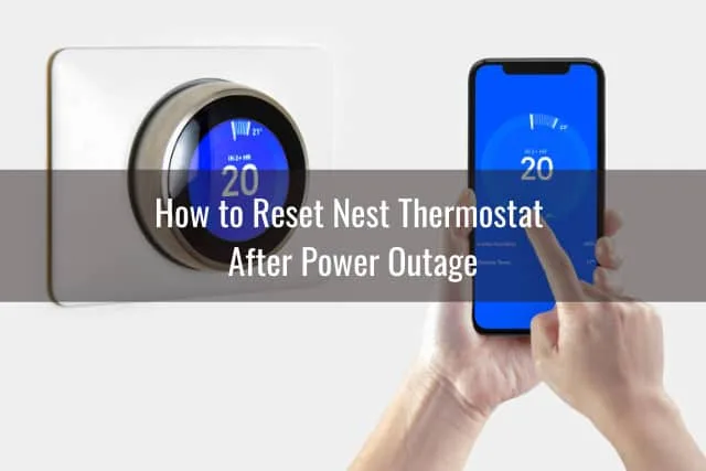Adjusting the thermostat using phone