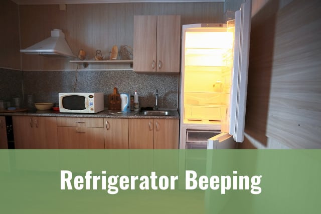 Refrigerator in the kitchen