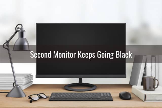 Black screen monitor