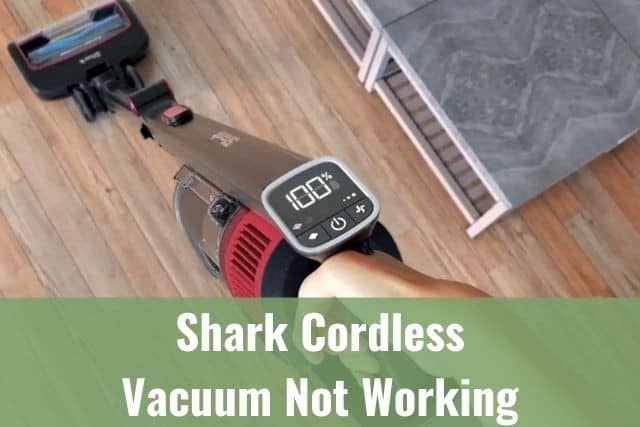 Top view of cordless vacuum
