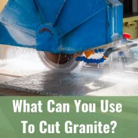 Tool to cut granite