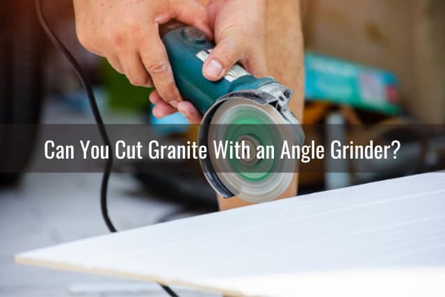 Cutting the floor using angle grinder