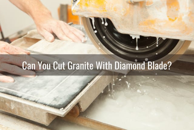 Cutting the floor using diamond blade