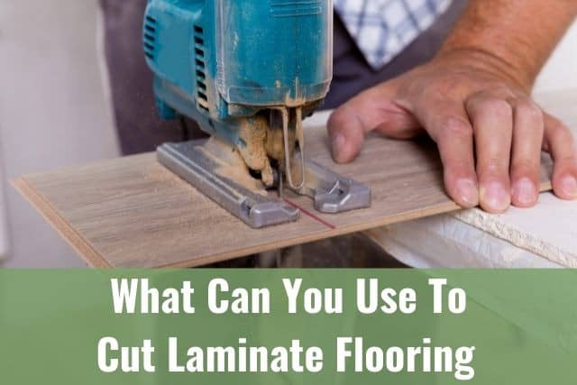 Cutting laminate floor plank