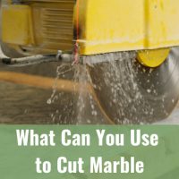 Cutting marble tile