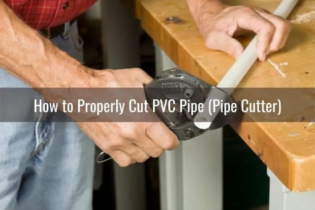 Green PVC pipe cutter