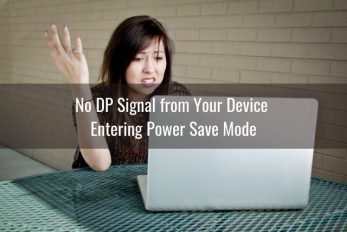 dell 24 monitor no dp signal from your device