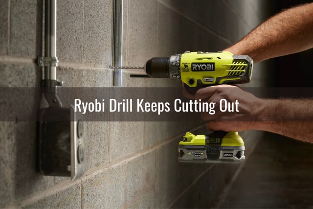 Drilling the wall and woods