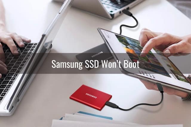SSD connected to tablet