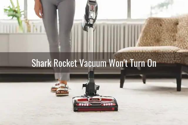 Using vacuum to clean the floor