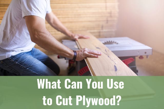 Man Cutting Plywood