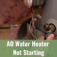 Setting up water heater in home