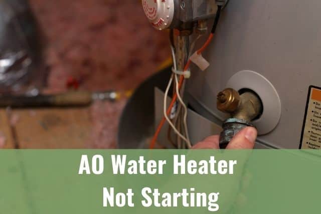 Setting up water heater in home