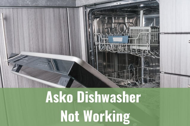 Modern silver dishwasher