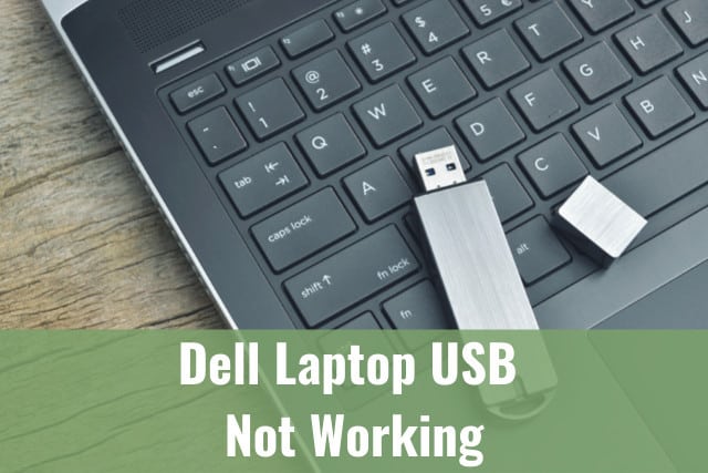 USB on the laptop