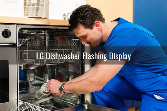 Man fixing the dishwasher