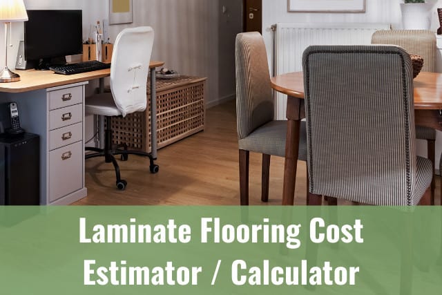 Laminate floor in the living room