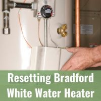 Resetting water heater