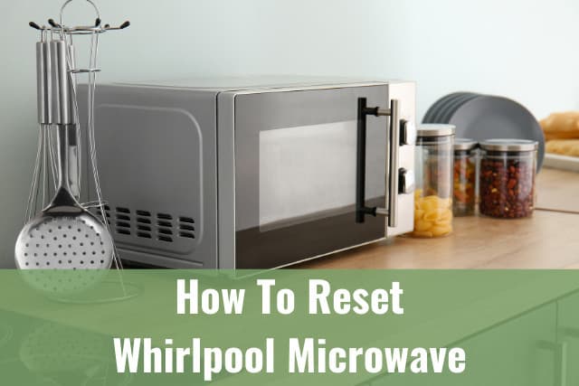 Using the microwave in the kitchen